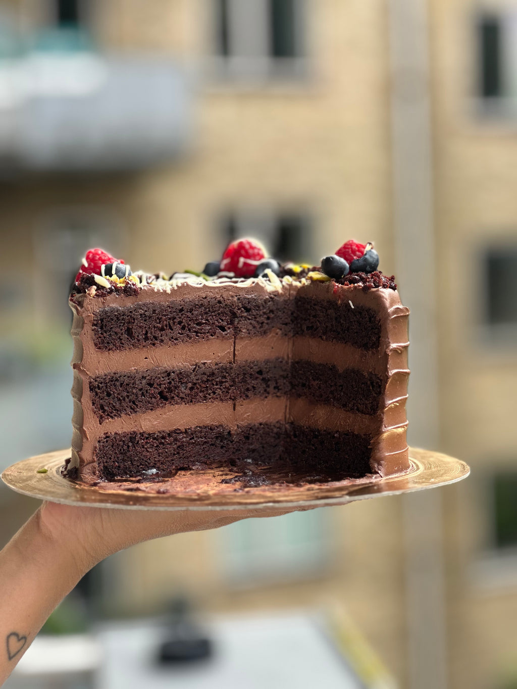 Vegan Mathilda Bday Cake